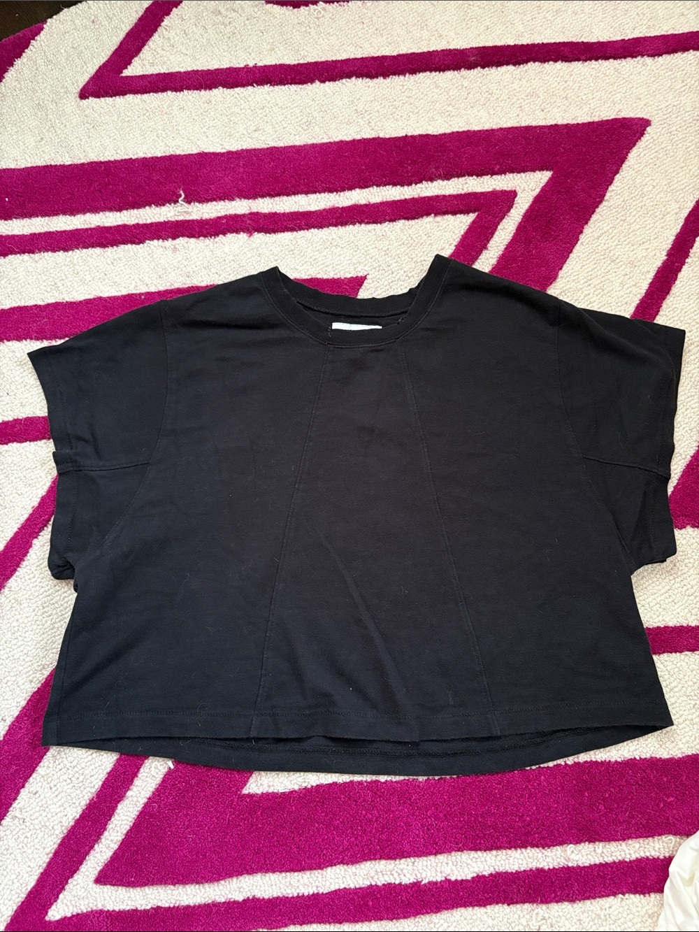 Current/Elliott bundle - Black Boxy Crop Tee and white tank